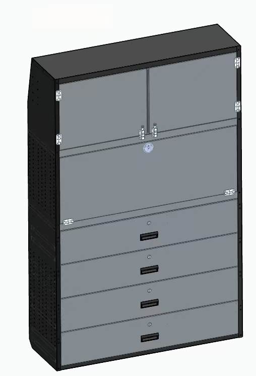 Armoire de rangement verticale sur mesure