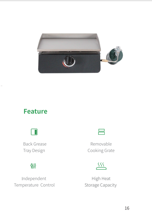 G1912 Tisch-Gasgrill – 1 Brenner