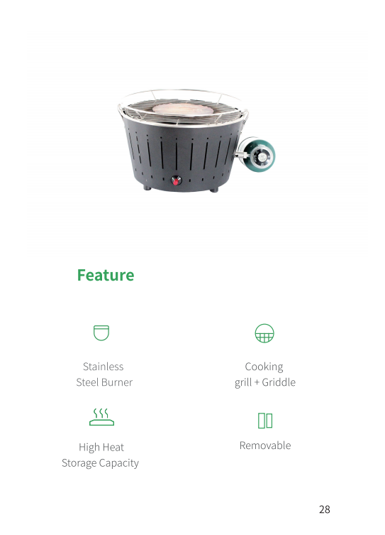 G1815 Rundtisch-Gasgrill